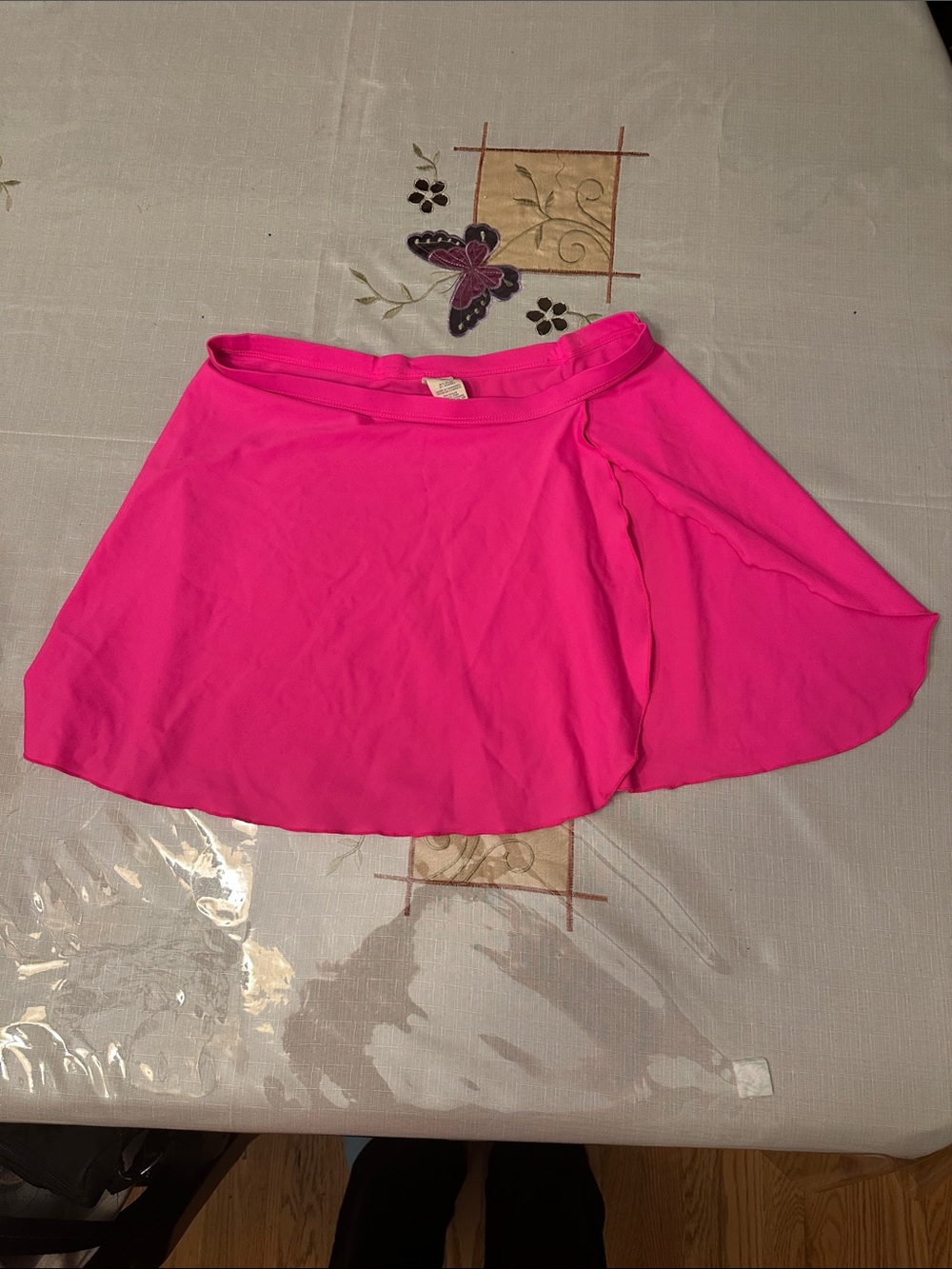 OP Bright Hot Pink Circle Skater Skirt